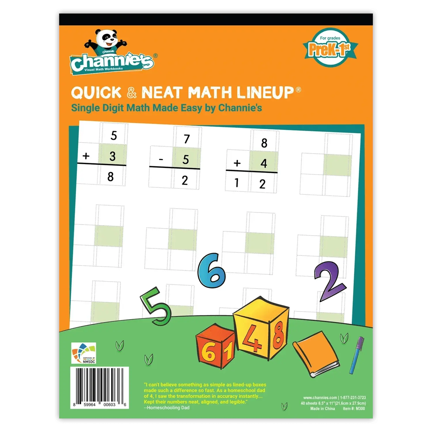 Math LineUp Single Digit Blank Math Worksheets
