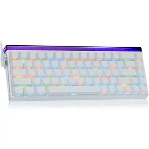 Aula Hero 68 HE 60% Gaming Keyboard Wired, Hall Effect   Keyboard with Adjustable Actuation,  Trigger Mode, 8K Hz Polling Rate, 0.125ms Latency,Side Printed PBT Keycaps, RGB Backlit