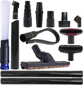 14 count Universal Vacuum Attachments for Shop Vac Accessories, 1 1/4" to 2 1/2" Hose Adapter, 1" to 1 7/8" Vacuum Cleaning Kit Vacuum Extension Wands Accessories