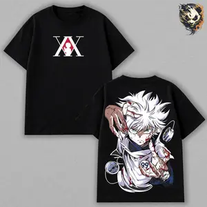 Killua Zoldyck Comfortable Tee – Hunter x Hunter Anime Manga T-Shirt, Assassin Prodigy Lightning Aura Soft Cotton Relaxed Fit Minimal Graphic, Cool Calm Killer Aesthetic Unisex Casual Streetwear Gift