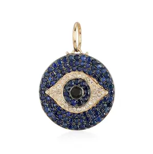 Evil Eye Diamonds/Blue Sapphire