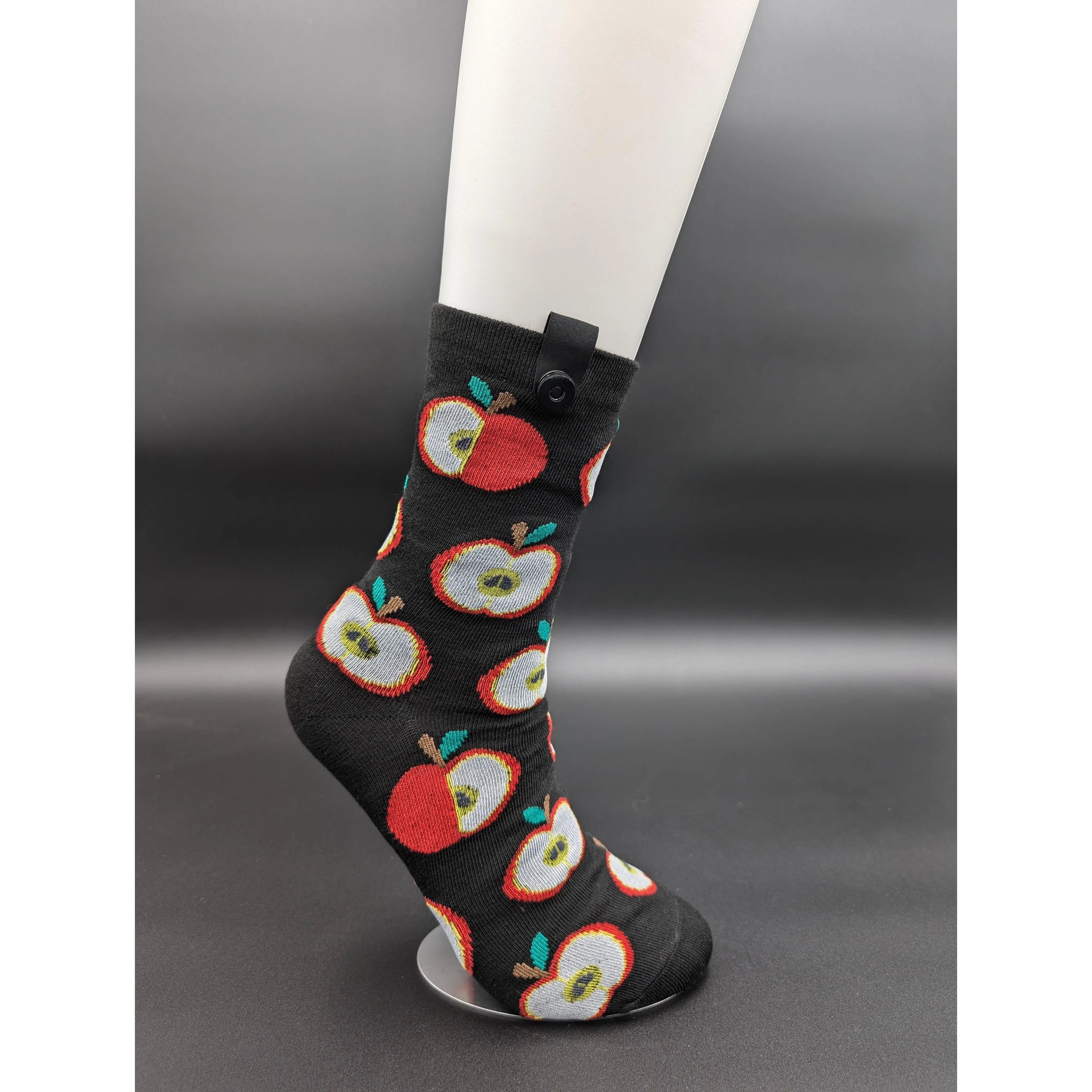 Le Loxx Hawaii Apple Men's Ankle Socks for Casual Outfit Comfortable Fun Design One Size Fits Most 92% Polyester 8% Spandex