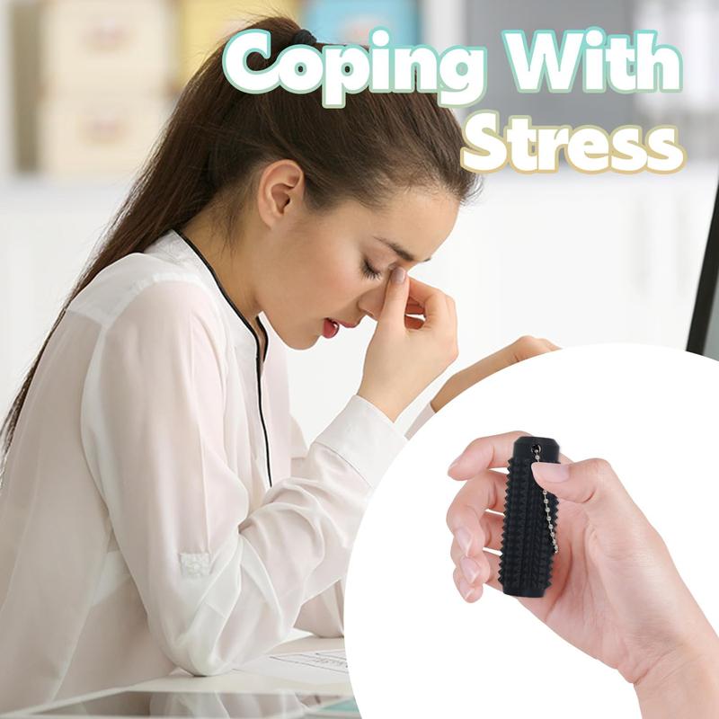 Little Ouchies Grippie Pain Fidget Toy for Anxiety Relief ADHD Focus Spiky Sensory Stim Toy for Adults with Hard Plastic Spikes Stress Relief Keychain for Office Desk On-The-Go Multipurpose Fidget Toys tools experience Stress Relief Toy