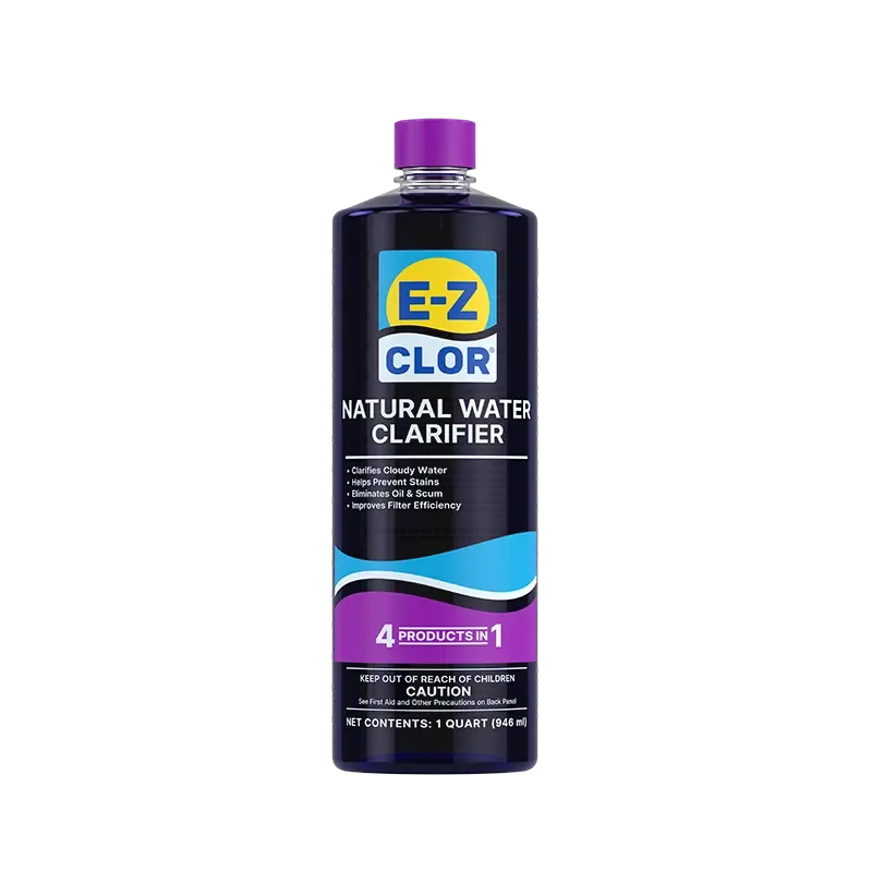 E-Z CLOR Natural Water Clarifier 32 ounce bottle