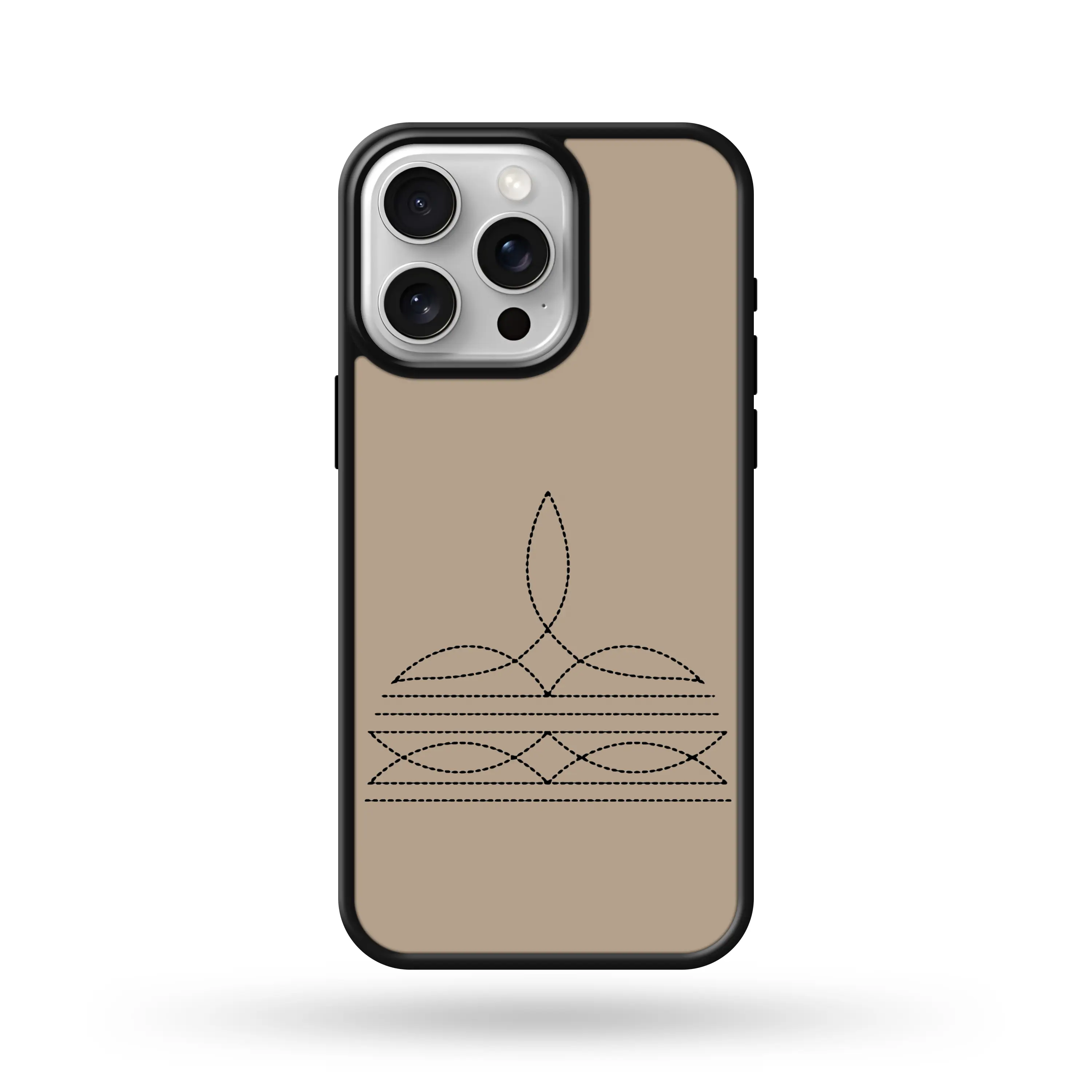Sand Boot Stitch Western Phone Case