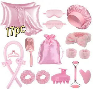 Spring Gift Set, No Heat Sleep Curling Kit, Night Styling Tools, Heatless Curling Set, Suitable for Large Waves, Non-Damaging, Easy to Use, Perfect for Curly Hair