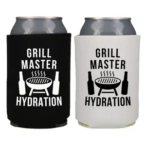 Father’s Day Can Cooler, Grill Master Hydration, Daddy’s Drink Coolie Gift, Beer Hugger for Papa, Father’s Day Gift Idea