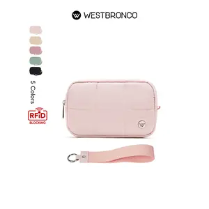 【Valentine's Day Gift】WESTBRONCO bubble Makeup pouch 2026 new in chic Puffer RFID Wristlet Wallet for Women,  Travel Cosmetic Organizer for Women, Ourdoor Waterproof Phone Wallet for Girls Gift for her spring tendy purse TikTokShopJumpstartSale