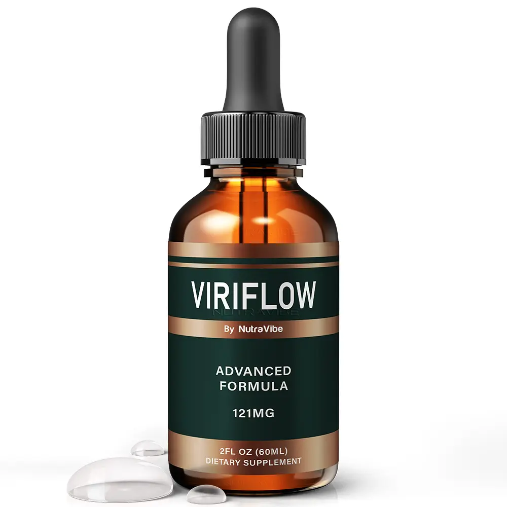 ViriFlow - Advanced Natural Dietary Supplement with 121mg Proprietary Blend for Health & Wellness