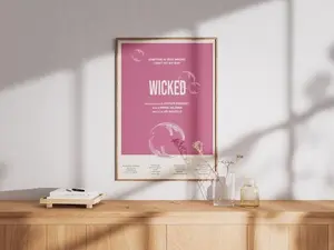 [Sale Off Up To 50%] [Unframe] Wicked Musical Poster Broadway Theatre Art