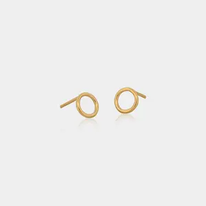 Circle Stud Earrings