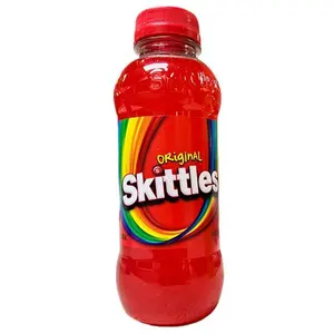 Skittles Original Fruit Drink - Bottle with Rainbow Design, Mixed Fruits, Refreshing Beverage