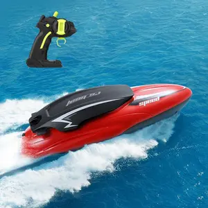 Remote Control Boat, 1 Box 2.4GHz Anti-interference High Speed Speedboat, Outdoor Water Toy, Birthday Gift, Holiday Gift
