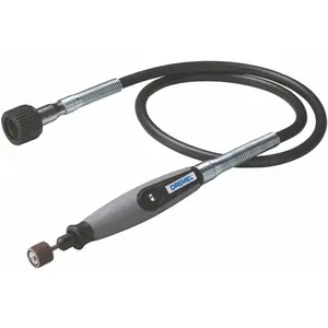 Flex Shaft Rotary Tool Attachment with Comfort Grip and 36" Long Cable - Engraver, Polisher, and Mini Sander- Ideal for Detail Metal Engraving, Wood Carving, and Jewelry Polishing