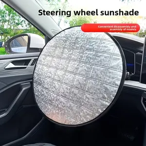 Universal Car Steering Wheel Cover, Heat Insulation, Sun Protection, High Temperature Resistant, Suitable for Various Models and Cars