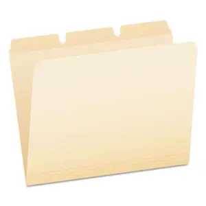 1-3-Cut Tabs Ready-Tab Reinforced File Folders - Letter Size, Manila - 50 Per Pack