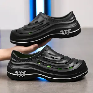 2024 Summer Thick-soled Breathable Chef Shoes Waterproof Oil-proof Non-slip Shoes