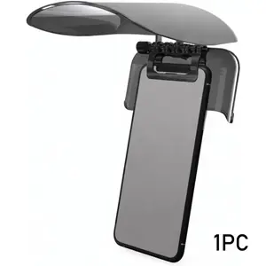 1Pc Portable Phone Screen Sun Shade, Foldable Anti-Glare Privacy Protective Cover, Universal Outdoor Beach Travel Phone Shade Hood