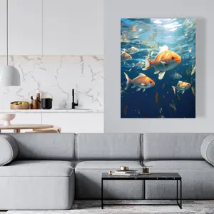 212 MAIN Pictorem C1RC3648UAMPXL 36x48 in. Minimalist Free Flow White Rectangle Customized Photo Wall Art Print - Home Decor for Elegant Living Spaces, Stylish Rooms, Customized Wall Arts, Rectangle Wall Arts