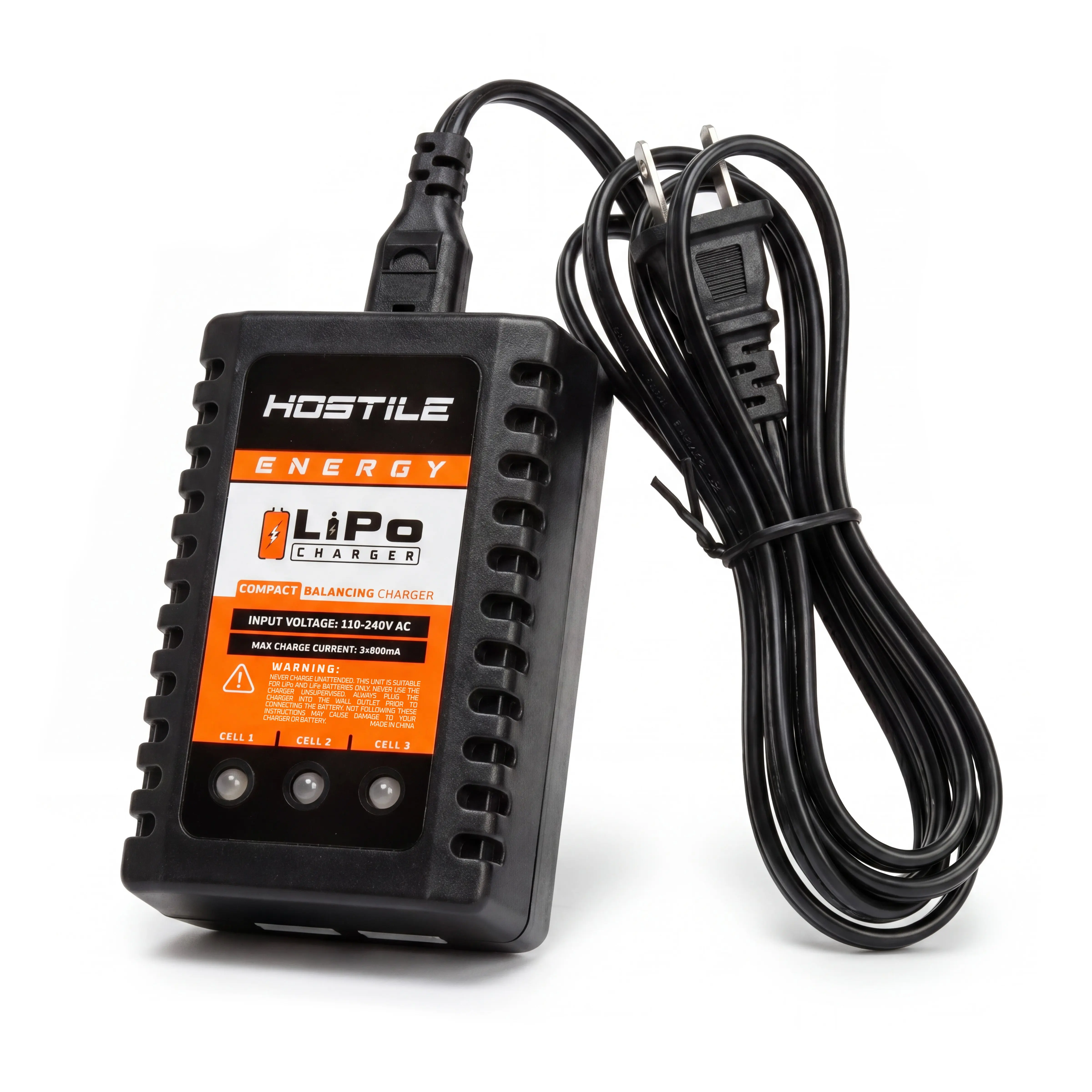 Hostile ENERGY - LiPo Compact Balancing Charger 2-3 Cell 8.V-12.6V