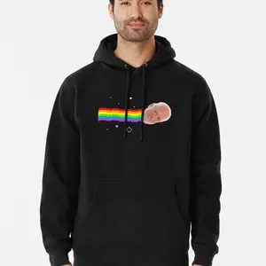 Harold Hide The Pain Nyan Cat Meme Pullover Hoodie Classic Hoodie & Sweater - Everyday Comfort Wear - Unisex Warm Pullover