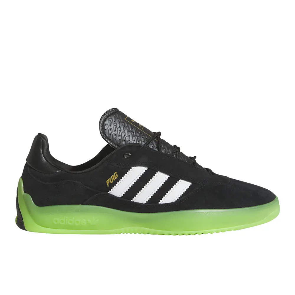 adidas Mens Puig Skate Sneakers Shoes - Black adidas Mens Puig Skate Sneakers Shoes - Black