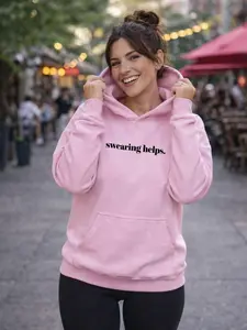 Swearing Helps Graphic Hoodie