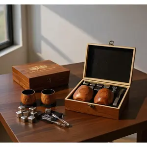 Charred Oak Bourbon Glasses - An Unforgettable Holiday & Christmas Gift for Dad, Boyfriend or Any Whiskey Enthusiast