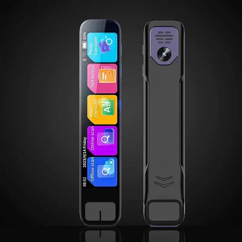 AI Smart Translation Pen - Offline Fast Translation, Multi-Language Support, Recording Function, Metal Texture, Education & Electronics Reading Device