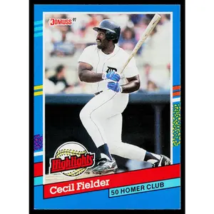 Cecil Fielder 1991 Donruss Bonus Cards #BC-5 Detroit Tigers