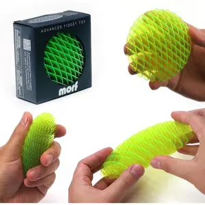 Fidget Worm Toy - Flexible 3D Sensory Slug Figgy Toy for Kids, Teens, and Adults – Stretchy, Quiet, Stress and Anxiety Relief, Focus - For Play, School, Work Gifts, Great For Classroom and Office