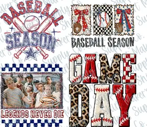 Baseball XL #1 2026 DTF Gang Sheet