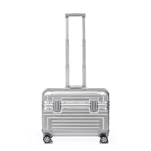 RIM Carrylove Aluminum Spinner 18" 22" Camera Trolley Suitcase Pilot Luggage Suitcase On Wheels