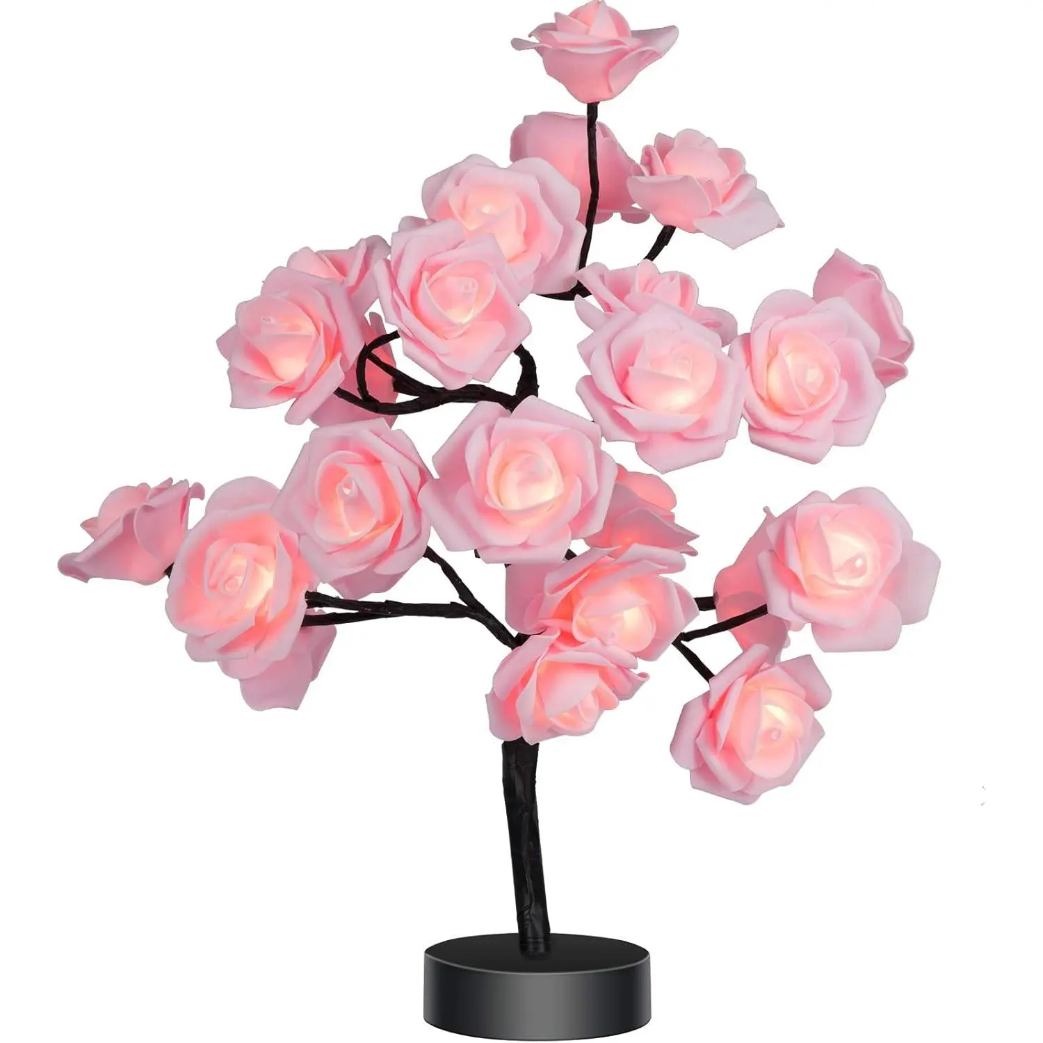 Birthday Mother's Day Valentine's Day Christmas Gifts for Mom Women Daughter Wife Girlfriend Sister  Flower Rose Tree lamp Cute Room Decor for Bedroom Livingroom