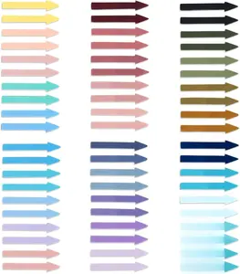 1200 Pack Arrow Sticky Notes Colored Sticky Tabs Transparent Arrow Flags Page Markers Tabs Translucent Page Markers Index Tab for Office School Annotating Books Notebooks