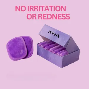 POSHA Green Choice Makeup Remover Pads – Eco-Friendly & Long-Lasting-Intense Violet