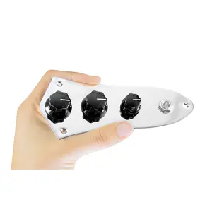 920D Custom Fender Jazz Bass Control Plate Upgrade With Standard Knobs