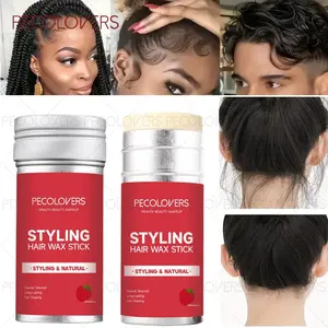 1PC Strawberry Hair Wax Stick, Effectively Controls Frizzy and Dry Hair, Refreshing and Non-greasy, Suitable for Daily Use