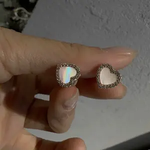 Pink Natural Pink Shell Earrings Exquisite Girl Daily Earrings Simple Style Earrings