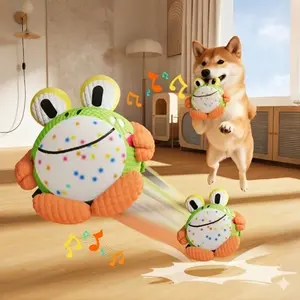 Viral Automatic Moving Dog Ball Toys - Smart Interactive Jumping Ball with Squeaky Sound - 2026 Motion Triggered Boredom Breaker for Small Medium Large Dogs