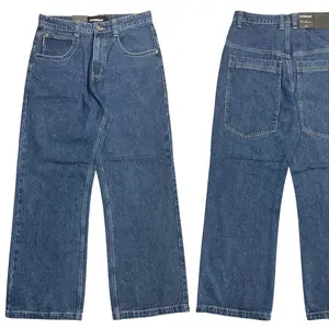 Men's Ultra Baggy Heavy Denim Jeans Y2K Wide Leg Pants