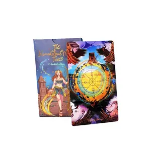 12cm X 7cm Nomadic Tarot Cards Set, 78 Standard Size Tarot Cards for Fortune Telling & Spiritual Guidance, Ideal Gift for Ages 14+