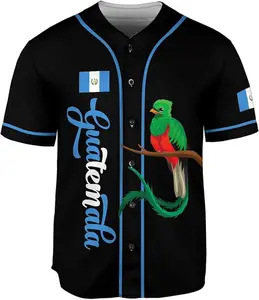 Custom Name Guatemala Baseball Jersey Shirt - Show Your Guatemalan Pride with 3D Shirts!