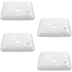 4 Pack Water Weight Bags for Balloon Column Stand and Balloon Arch, Square Thickened Water Fillable Base for Party Supplies Accessories (Each 10 lb Weight)