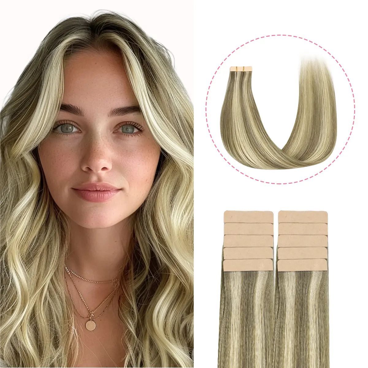 #16/22 Light Blonde Highlights