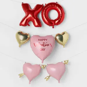 7ct Valentine's Day Foil Balloon Bundle - Spritz