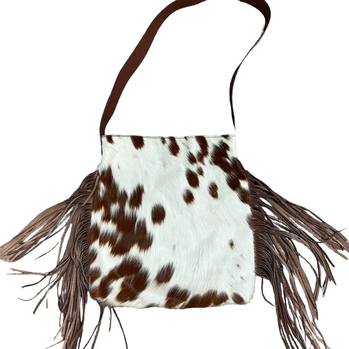 Double sided cowhide bag