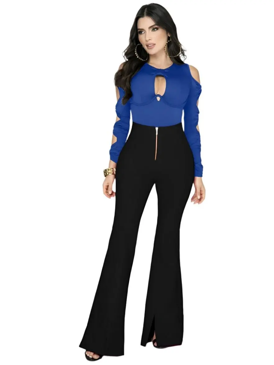 High waist flared push up effect leggings Colombians 522
