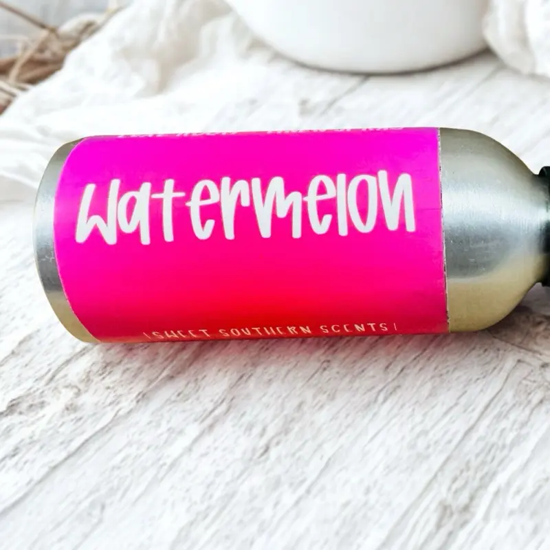 Sweet Southern Scents Luxe Watermelon-Inspired Non-Aerosol Multifunctional 4 fl oz Skin-Safe Room & Linen Spray, Indoor/Car Home Fragrance Freshener, Clean Cotton Scent, 24-Month Shelf Life, Car Fresheners