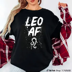 Funny Leo AF Horoscopes Tee – 100% Cotton Unisex Zodiac Birthday Shirt
